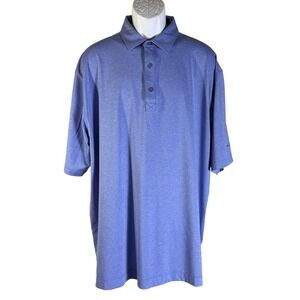 FJ FOOTJOY Men's Short Sleeve Button Down Arizona Golf Polo Shirt Purple XXL